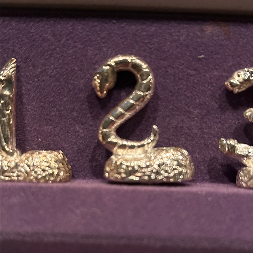 SILVERPLATE Rare Discontinued Animal Candle Holders